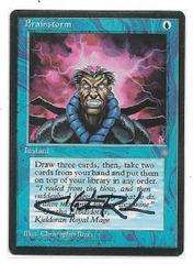 Brainstorm SIGNED by Christopher Rush